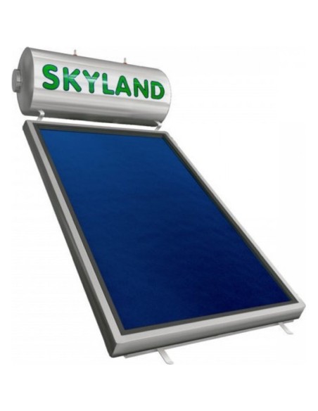Ηλιακός Θερμοσίφωνας Skyland GL 120lt 1,99m2 Τριπλης Ενέργειας Επιλεκτίκος Glass